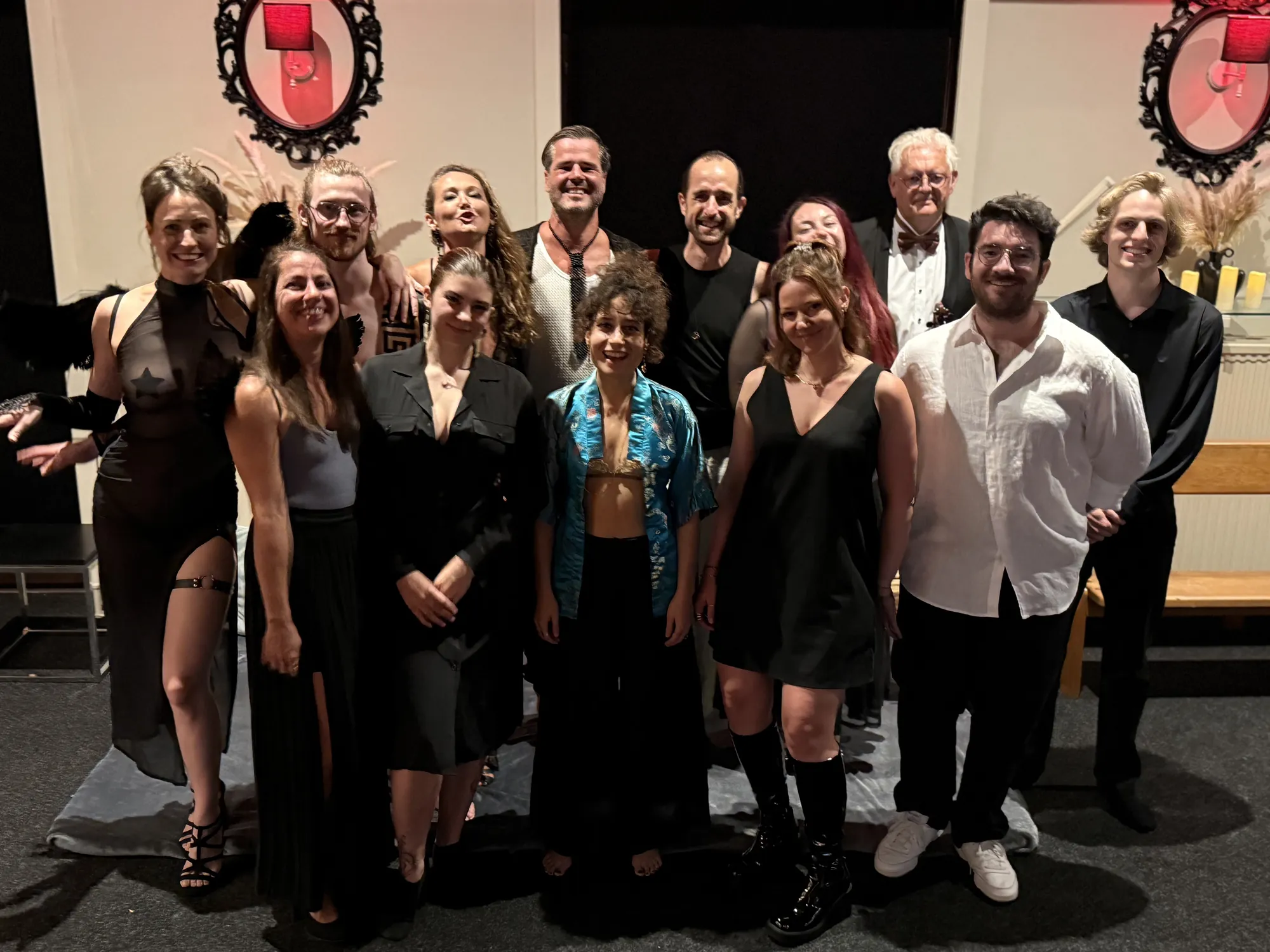 Hosts, Angels and facilitators of the second edition of The House of Eros